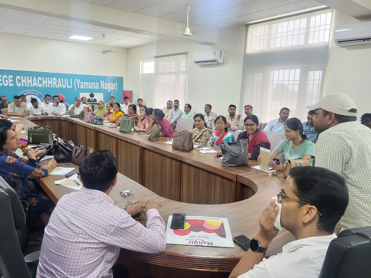 Under National Training Program for Booth Level Officers 2025, Training  of BLOs of  08-Jagadhri AC conducted  on 10.07.2025 at Government College Chhachhrauli,  District Yamunanagar
<a href="/eci/">eci</a>
<a href="/ceoharyana/">Chief Electoral Officer, Haryana</a>