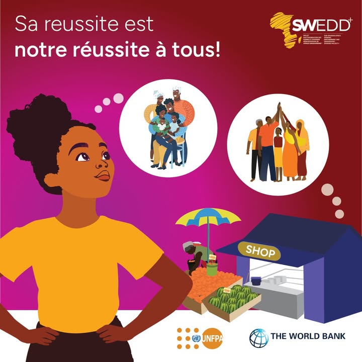 Quand les adolescentes et les femmes gagnent leur vie, elles transforment leur communauté.

Sa réussite soutient sa famille. Sa réussite construit sa communauté. Sa réussite compte.  

#PouvoirÉconomique #EnsemblePourElle #FemmesLeaders #WorldBank #BanqueMondiale #UNFPA