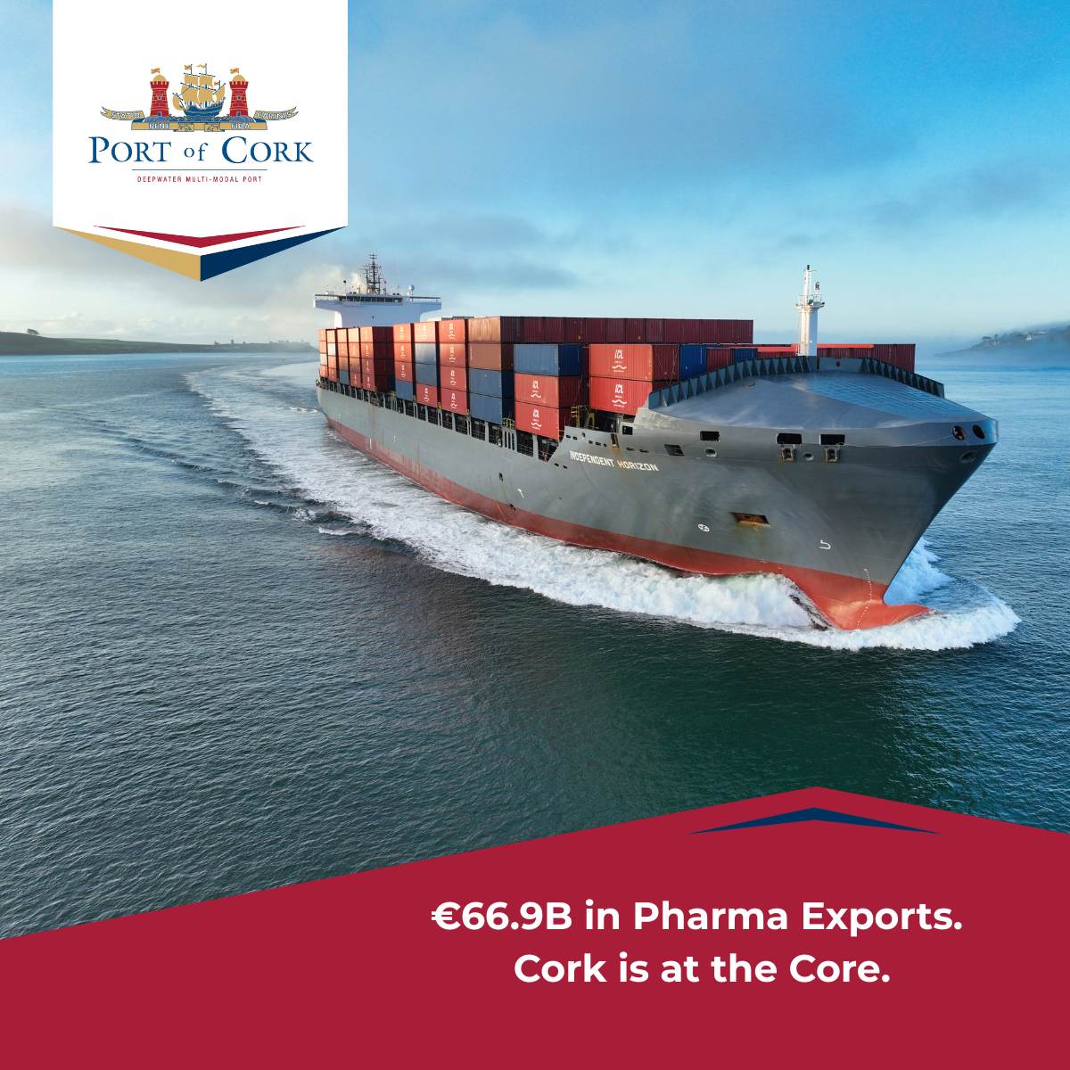 PortofCork's tweet image. In the first four months of 2025, Medical & Pharmaceutical Products made up 60.2% (€66.9 billion) of Ireland’s total exports - a staggering figure that reflects the strength of this sector.
Cork is proud to be home to many of the world’s leading pharma and med-tech companies,…
