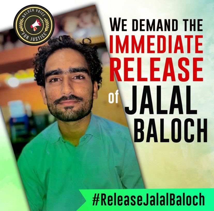 What threat does a hardworking laborer pose to a nuclear-armed state? This is not national security; this is state terrorism.

#ReleaseJalalBaloch