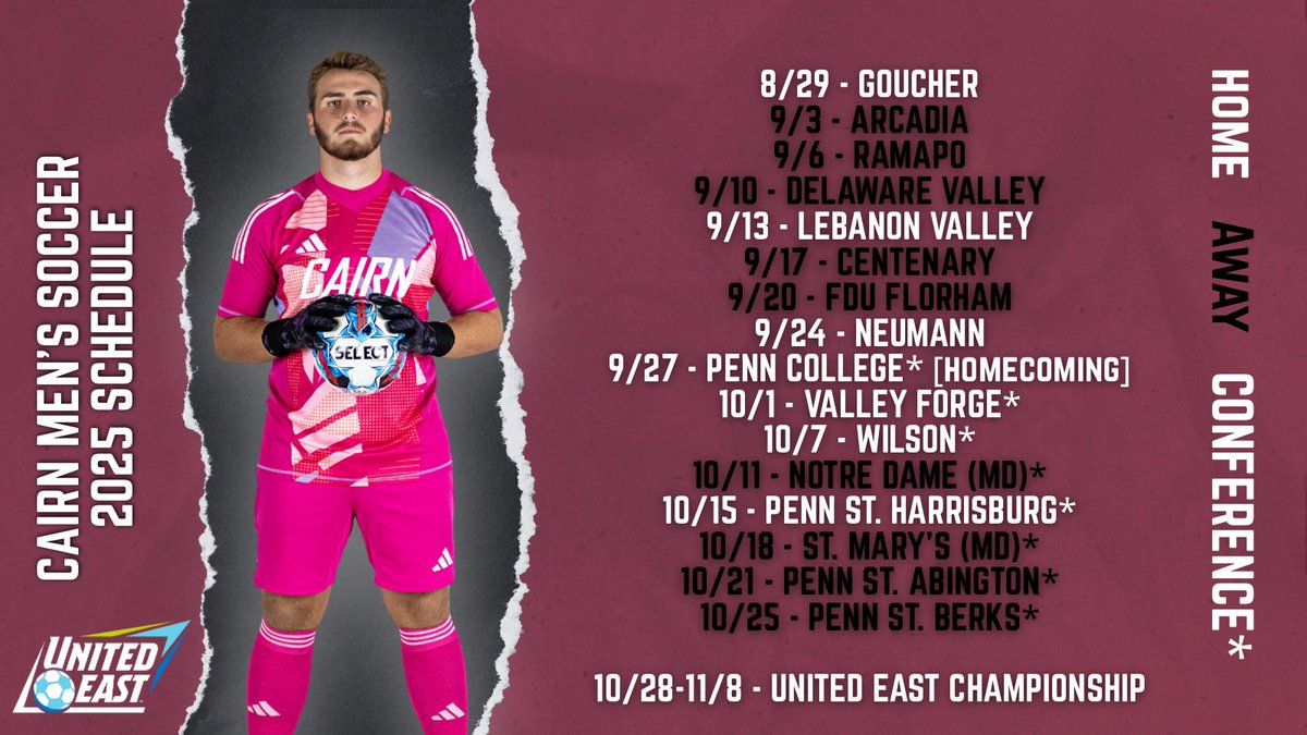 Cairn Highlanders (@cairnathletics) on Twitter photo Almost go time for Xander Jakeway and <a href="/CairnMensSoccer/">Cairn University Men's Soccer</a>.
Full schedule details at cairnhighlanders.com
#PursueExcellence #CairnMSOC #11as1 Almost go time for Xander Jakeway and <a href="/CairnMensSoccer/">Cairn University Men's Soccer</a>.
Full schedule details at cairnhighlanders.com
#PursueExcellence #CairnMSOC #11as1