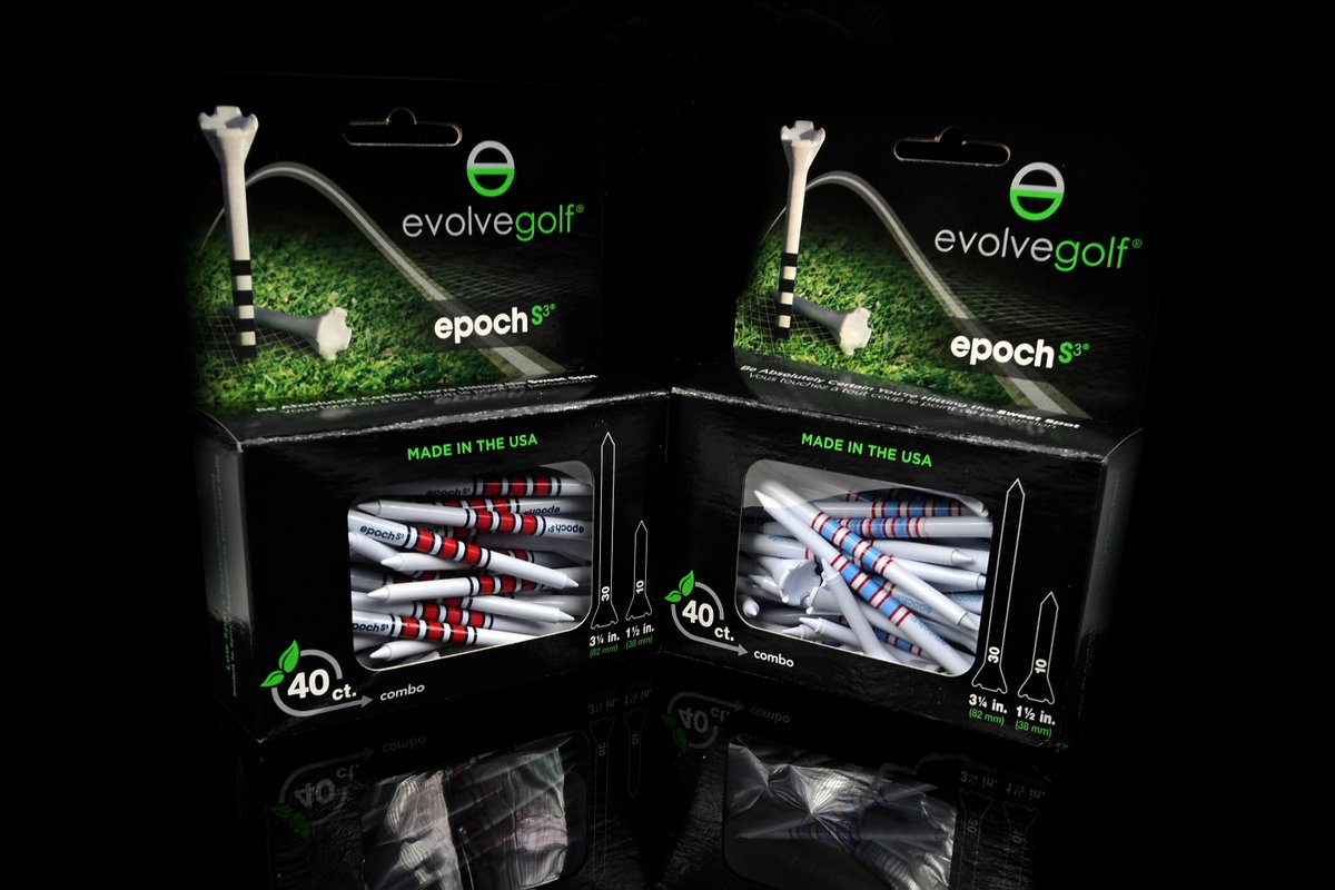 It's Time to Tee it High and Let it Fly!
3.25" Epoch S3 Packs are here.

#Golf #Golftee #Epoch #GolfGear #golftees #ItAllStartsOnTheTee #teeitup