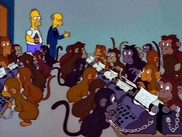 Para disfrutar de Superman completamente, es necesario haber visto el capítulo de Los Simpson de "Mil monos con mil máquinas de escribir" 🫡