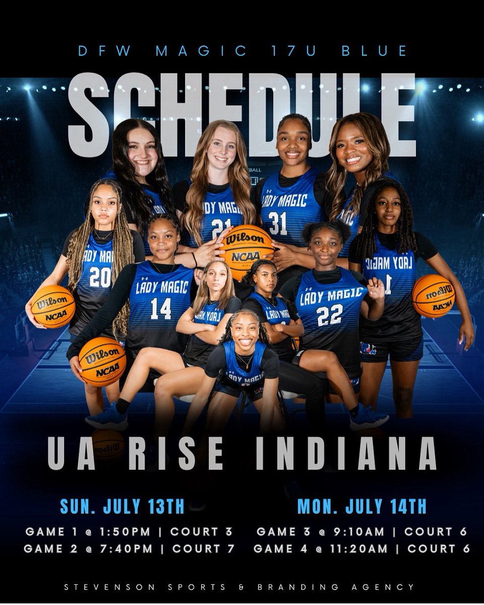 Amiyah Dussett (@amiyah_d23) on Twitter photo Come catch me at one of these upcoming tournaments 🏀
📲 Coaches can DM for full schedule + film📍 DFW Magic 17U Blue | 2026 PG/SG 🎯 GPA: 4.5 | Major: Business & Real Estate <a href="/TWU_Basketball/">TWU Basketball</a> <a href="/dfwmagic/">DFW Magic Basketball</a> <a href="/MeanGreenWBB/">UNT Women's Basketball</a> <a href="/tcuwbb/">TCU Women’s Basketball</a>
<a href="/BaylorWBB/">Baylor Women's Basketball</a> <a href="/VandyWBB/">Vanderbilt WBB</a> <a href="/CoachBJillson/">Beth Jillson</a> <a href="/Coach_Stevens/">Coach Stevens</a> Come catch me at one of these upcoming tournaments 🏀
📲 Coaches can DM for full schedule + film📍 DFW Magic 17U Blue | 2026 PG/SG 🎯 GPA: 4.5 | Major: Business & Real Estate <a href="/TWU_Basketball/">TWU Basketball</a> <a href="/dfwmagic/">DFW Magic Basketball</a> <a href="/MeanGreenWBB/">UNT Women's Basketball</a> <a href="/tcuwbb/">TCU Women’s Basketball</a>
<a href="/BaylorWBB/">Baylor Women's Basketball</a> <a href="/VandyWBB/">Vanderbilt WBB</a> <a href="/CoachBJillson/">Beth Jillson</a> <a href="/Coach_Stevens/">Coach Stevens</a>
