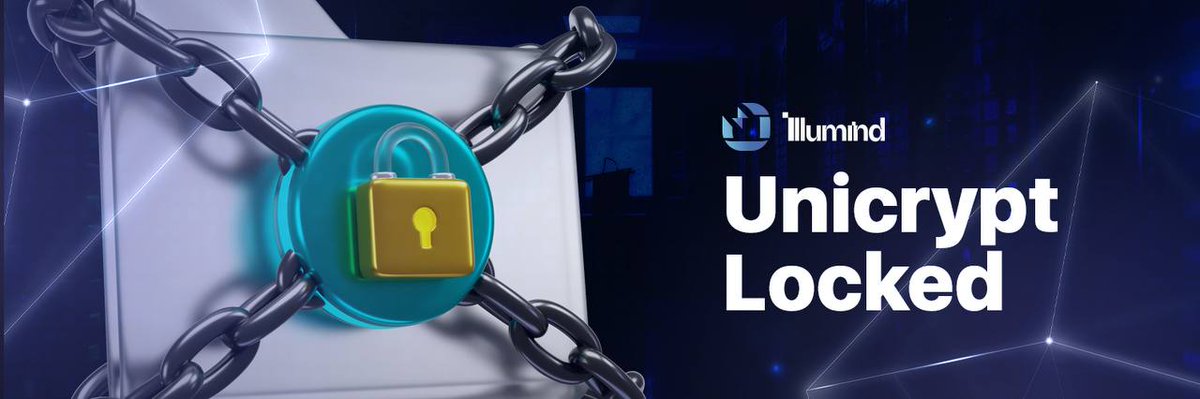IllumindLabs's tweet photo. π $ILUM liquidity is now locked.
Illumind was built to last
And that means real, verifiable commitments.
Our Unicrypt lock is now live and fully on chain.
No trust needed. Just proof.
π https://t.co/UE93wWZaNF
#Illumind #ILUM #ETH #Unicrypt https://t.co/U0JHPsYADR