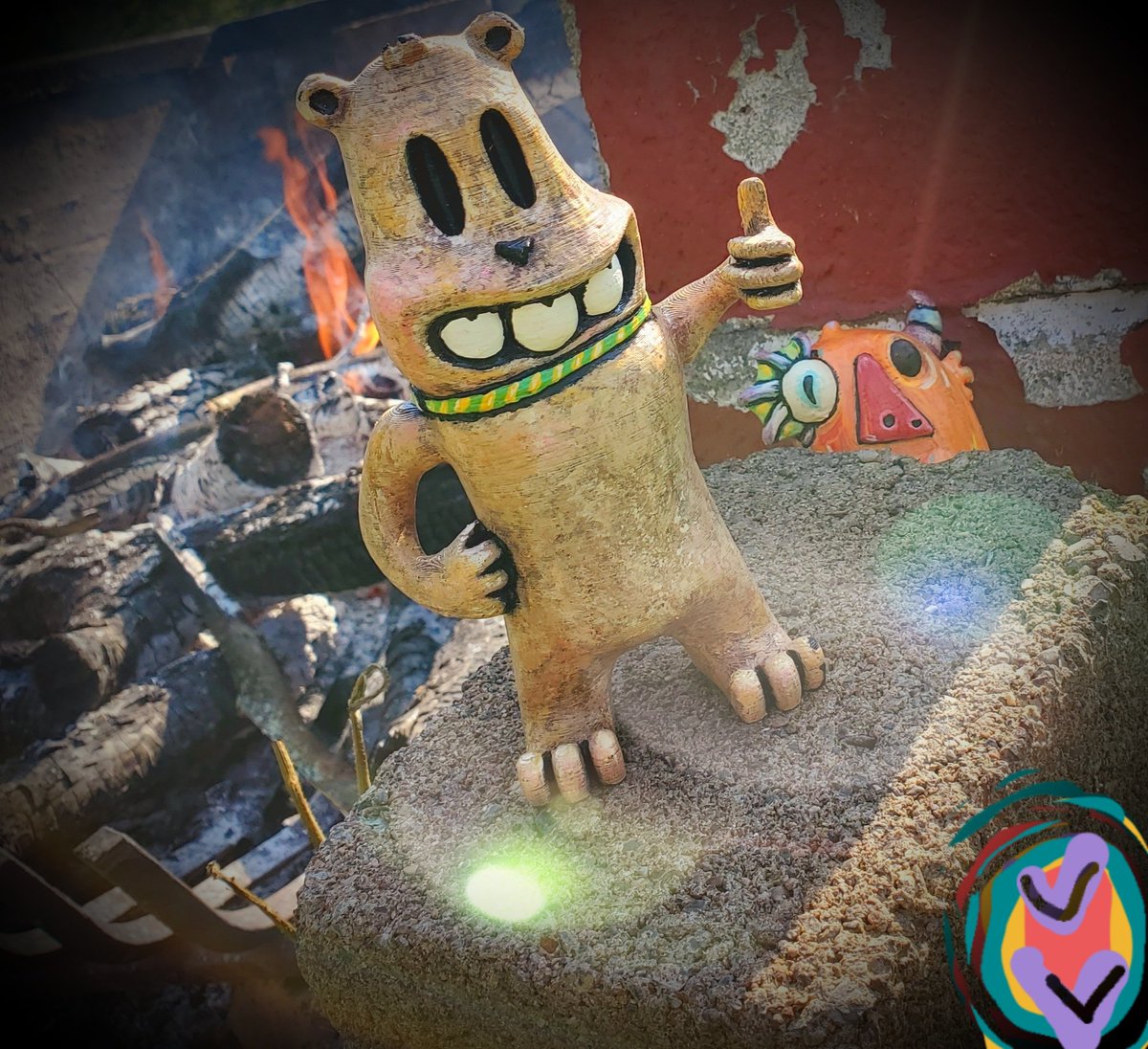 We never really go light,
Getting fired up day and night.
youtu.be/_3eC35LoF4U?si…
#VoodooVelvet #Ithaca #NY  #popsurreal $VDV $W&amp;B #WinAndBixel #Art #3Dprint #Crypto #meme #bonfire #night till #morning winandbixel.com