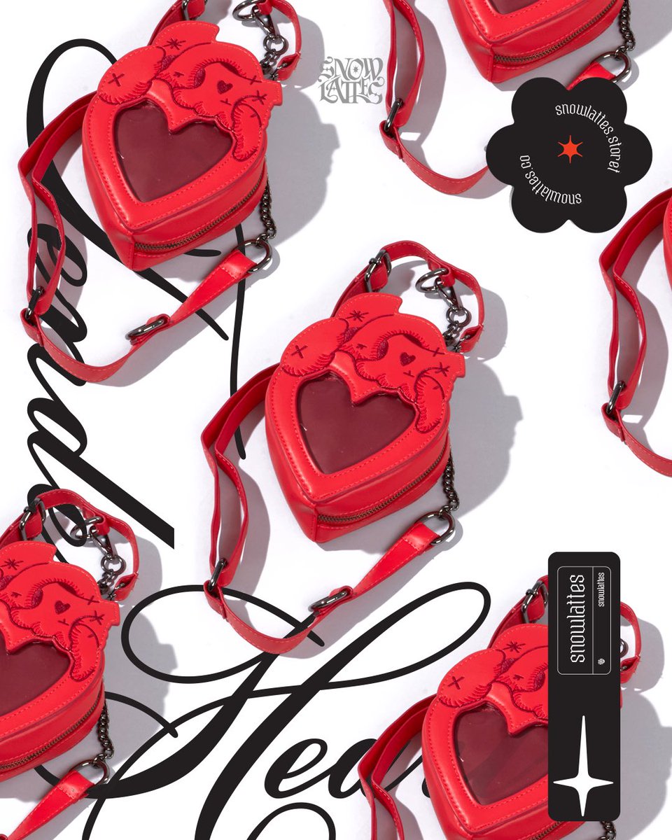 Radiograph Bag and Tender Heart Itapouch is now available to preorder only at snowlattes.store 🚨 Don’t miss out on this!