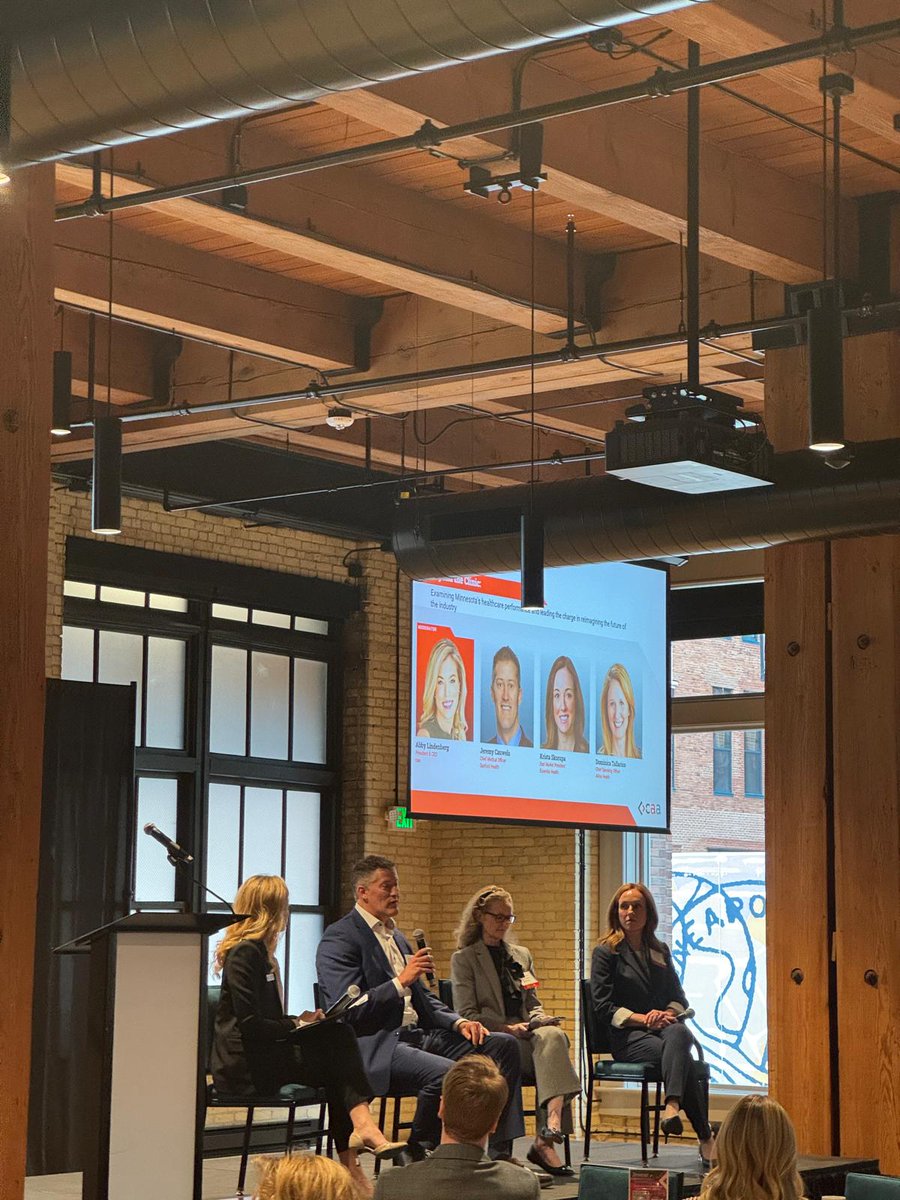 CapitalAnalytic's tweet image. And that concludes our final panel, “Beyond the Clinic: Examining Minnesota's healthcare performance and leading the charge in reimagining the future of the industry.” A big thank you to @SanfordHealth, @AllinaHealth, @EssentiaHealth!