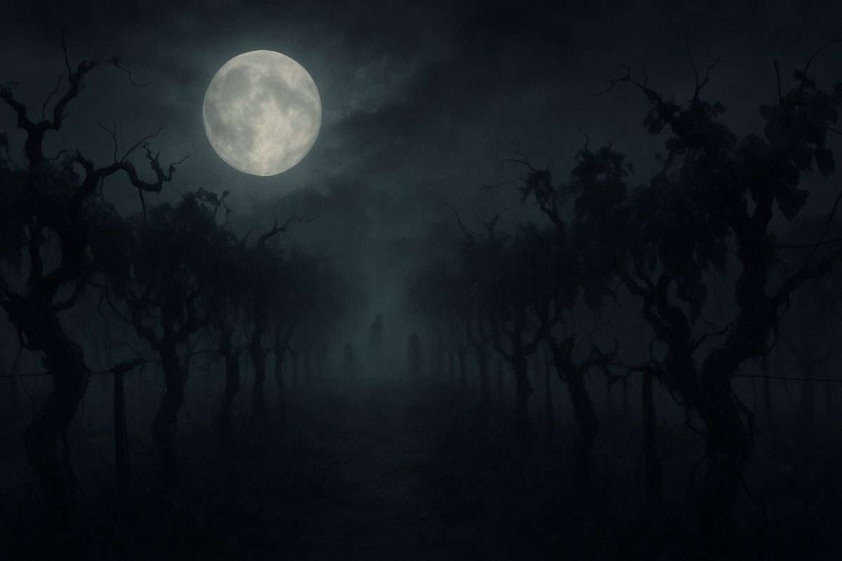 🌒🔮 Paranormal Announcement 🔮🌘

If the weather allows, tonight I’ll be investigating a haunted vineyard shrouded in mystery and whispers of the past. 🍷🌫️ Spirits are said to wander between the vines, and I’ll be there to uncover what lingers beyond the veil...🌜🌝🌛