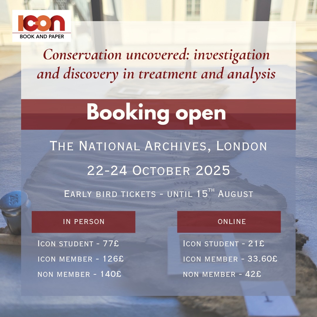 Tickets for the #IconBPG25 conference are finally available on our website! Visit 
icon.org.uk/events/iconbpg… to book with the early bird discount 🤩🤩