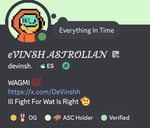 DeVinshh's tweet photo. eVINSH Now OG On @AstrolFinance 🥺❤️‍🔥
Wat a Dayyy Thank U #Astrol For This 🙏

Stay Astrolian 🫶 #EclipseEverything

Join Astrol Now https://t.co/AU7TaavTOh
$ES $ASTROL Is Inevitable https://t.co/i8OgIh9vId