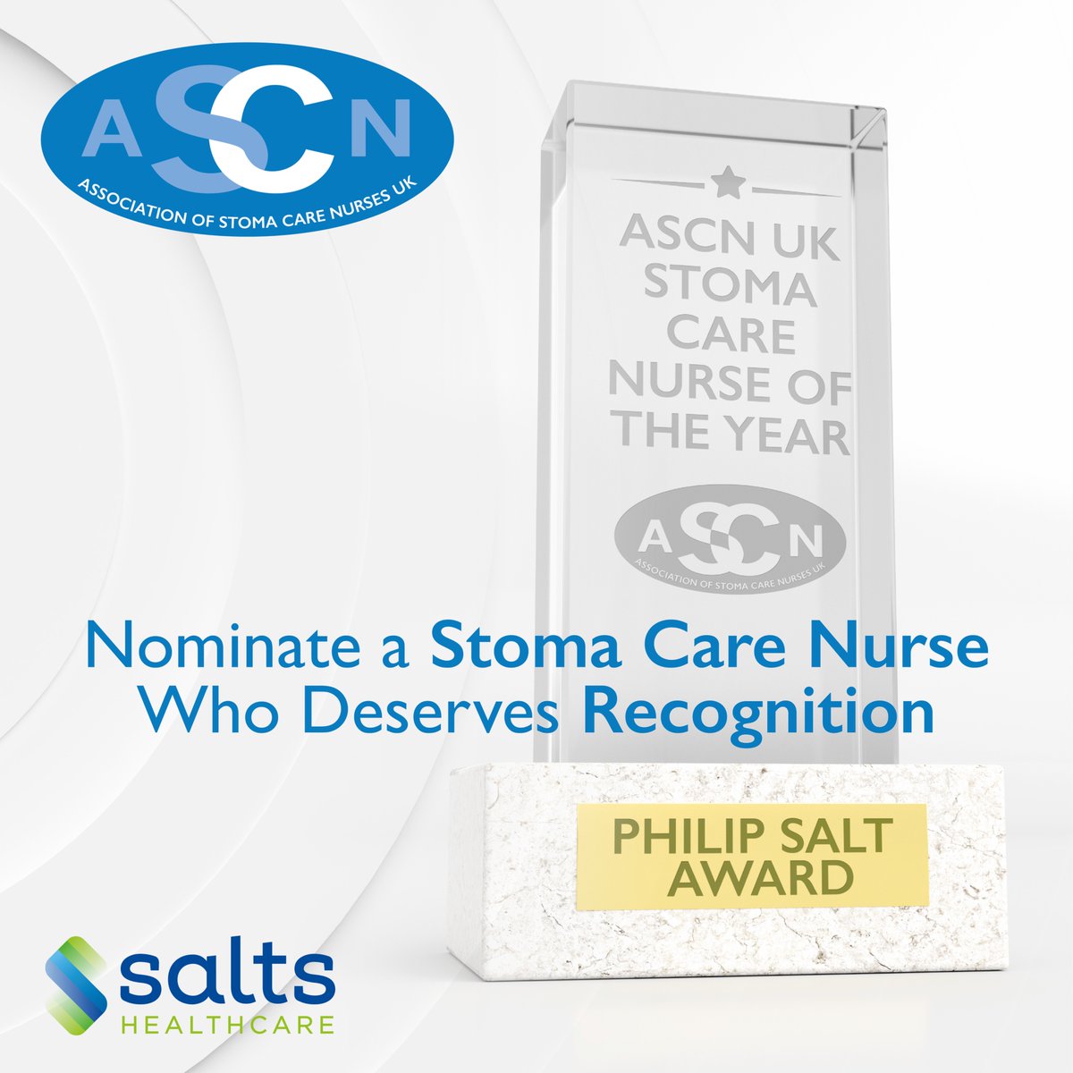 ASCN UK (@ascnuk) on Twitter photo Join ASCN UK in celebrating the exceptional stoma care nurses who go above and beyond every day by nominating them for the 'Philip Salt Award – ASCN UK Stoma Care Nurse of the Year' here: lnkd.in/drNeu5W5
Deadline: 19th September 2025.
#ASCNUK #StomaCare #StomaCareNurses Join ASCN UK in celebrating the exceptional stoma care nurses who go above and beyond every day by nominating them for the 'Philip Salt Award – ASCN UK Stoma Care Nurse of the Year' here: lnkd.in/drNeu5W5
Deadline: 19th September 2025.
#ASCNUK #StomaCare #StomaCareNurses