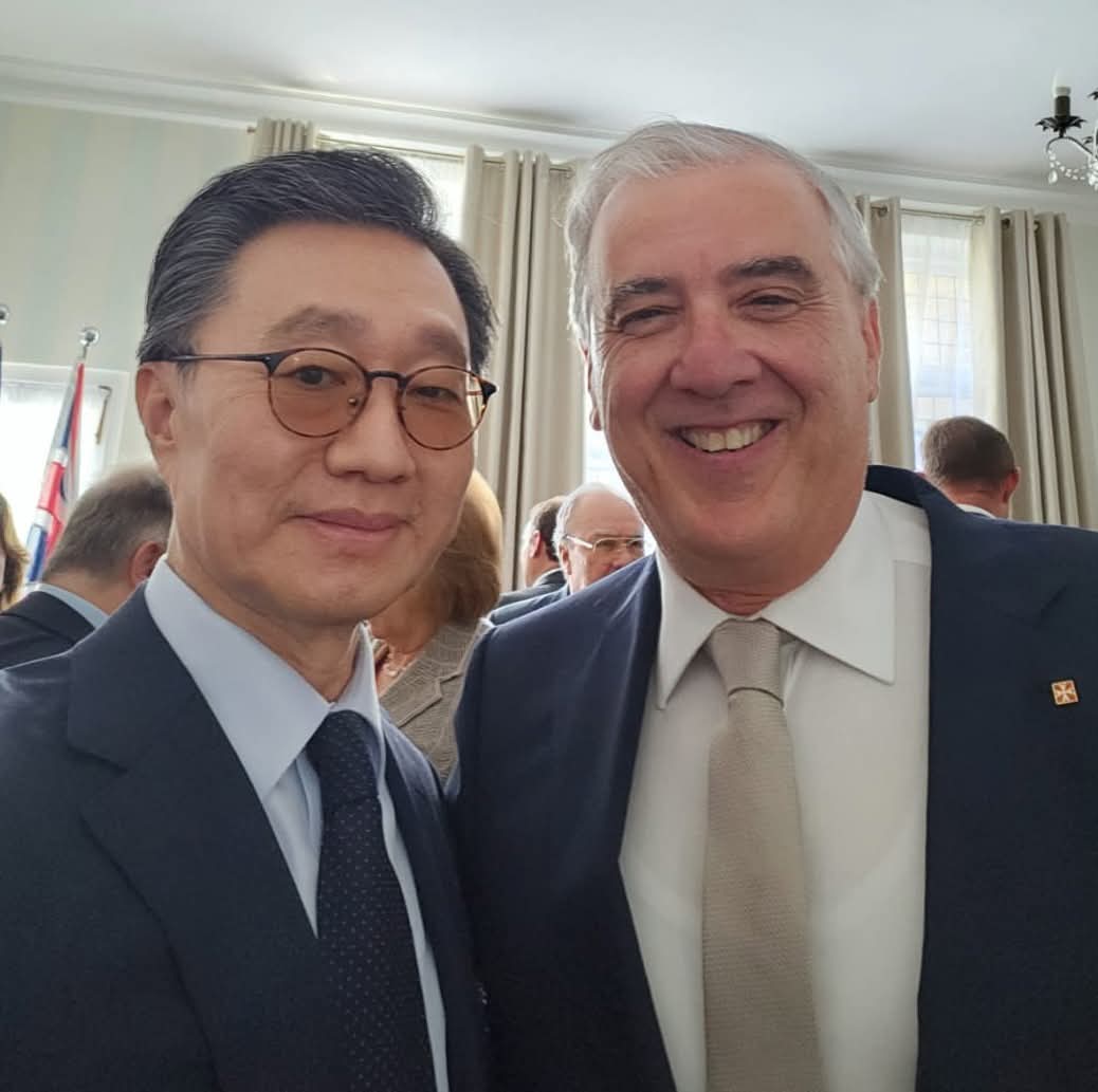 🇲🇹🇰🇷 HC Montefort attended the farewell reception for the Ambassador of Republic of Korea @YoonYeocheol, at the @KoreanCulturalCentre.