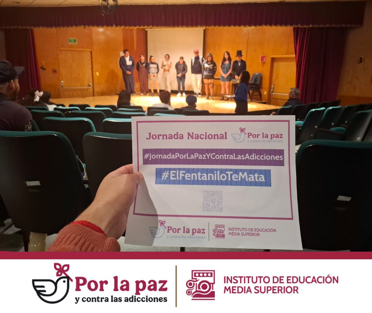 Estudiantes del plantel Miguel Hidalgo se involucraron activamente en actividades artísticas y culturales como parte de la Jornada Nacional por la Paz y contra las Adicciones.
#AlejateDeLasDrogas #ElFentaniloTeMata