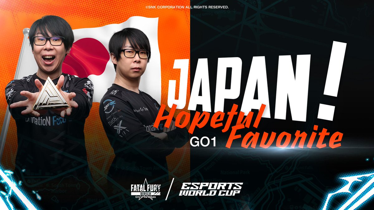 SNK esports official (@snk_esports_hub) on Twitter photo 🇯🇵Japan’s hopeful is here to play. With the Marco to win it all at Combo Breaker, what will <a href="/GO13151/">DFM/PWS / GO1</a> bring out here at the #EsportsWorldCup?
Tune in next, at 7PM (AST) / 1AM (JST) / 9AM (PDT)! 🇯🇵Japan’s hopeful is here to play. With the Marco to win it all at Combo Breaker, what will <a href="/GO13151/">DFM/PWS / GO1</a> bring out here at the #EsportsWorldCup?
Tune in next, at 7PM (AST) / 1AM (JST) / 9AM (PDT)!