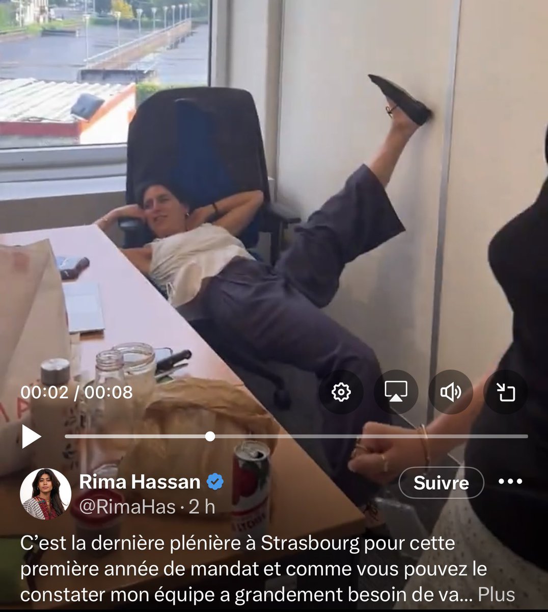 Ça travaille dur les collabs de Rima Hassan au parlement européen avec vos impôts