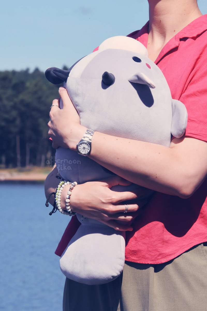 floofyfluff's tweet image. Sea cow plushies 🌊🐮