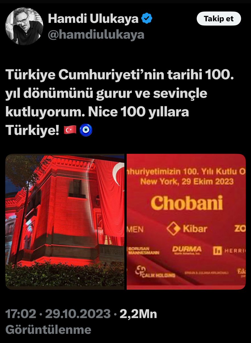 Hııı hıııı Chobani Türk düşmanı