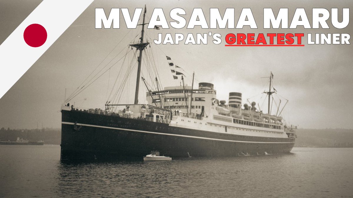 Old Shipping Lines (@oldshippingline) on Twitter photo New video coming this Sunday at 6 PM CET!
We’ll dive into the story of Japan’s largest passenger ship — the Queen of the Pacific Route, MV Asama Maru.
Don’t miss it!
<a href="/beyond_breakers/">Beyond the Breakers Podcast</a> <a href="/YourselfReview/">Review It Yourself Podcast</a>
#vintage #history #oldtimes #oldliner #oldvessel #oldship #oldtime New video coming this Sunday at 6 PM CET!
We’ll dive into the story of Japan’s largest passenger ship — the Queen of the Pacific Route, MV Asama Maru.
Don’t miss it!
<a href="/beyond_breakers/">Beyond the Breakers Podcast</a> <a href="/YourselfReview/">Review It Yourself Podcast</a>
#vintage #history #oldtimes #oldliner #oldvessel #oldship #oldtime