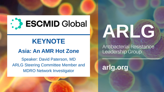 ARLGnetwork's tweet image. At #ESCMIDGlobal 2025, @ARLGnetwork member @davidantibiotic gave a keynote lecture, Asia: An AMR Hot Zone. He discussed the antimicrobial resistance crisis in Asia & strategies to address this global health issue. Learn how the network is addressing #AMR: arlg.org