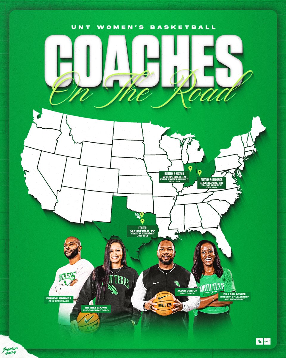 MeanGreenWBB's tweet image. The Mean Green are in three states this weekend to see some hoops👀
#GMG🦅 I #PremiumGasOnly⛽️