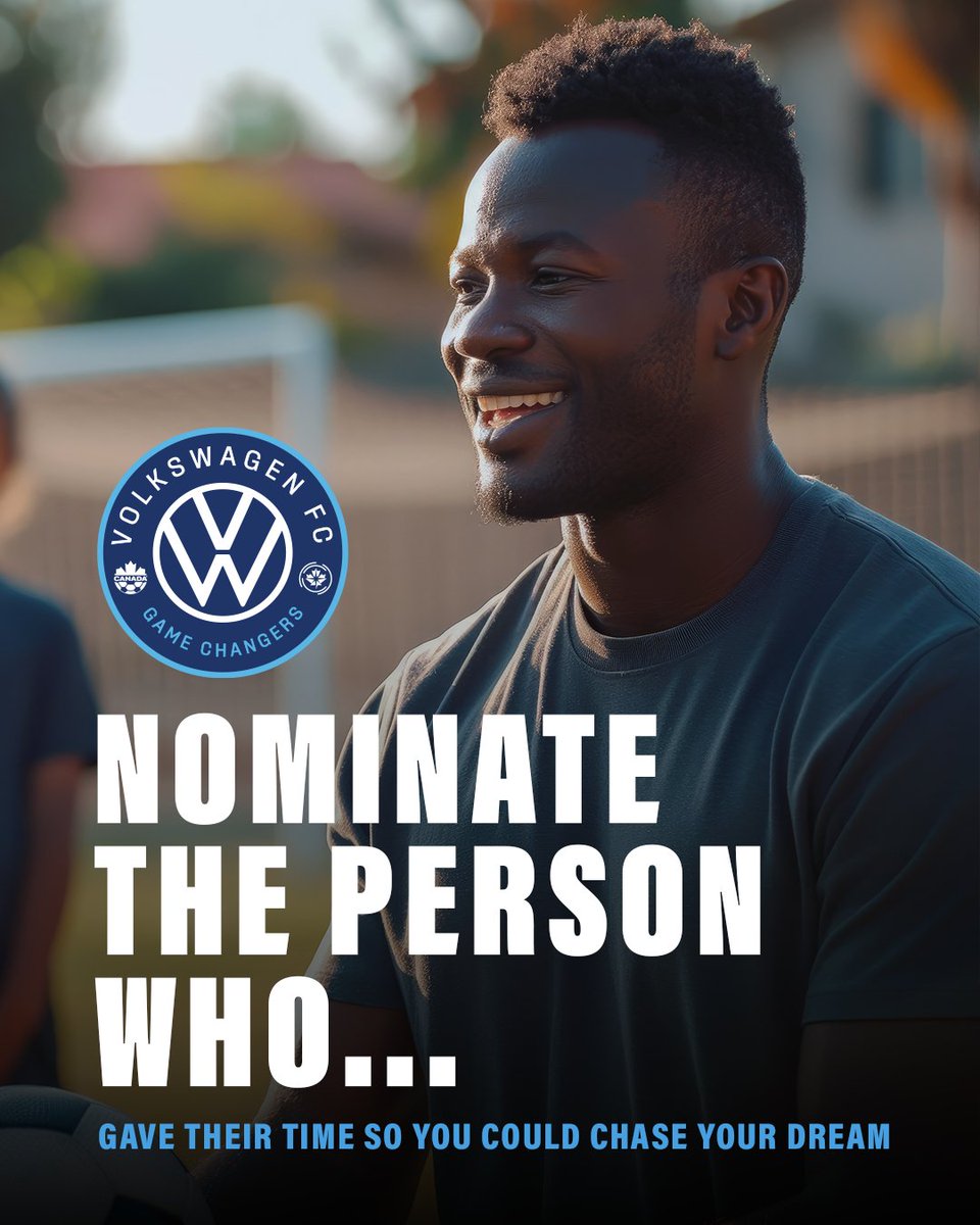 League1 Canada (@league1canada) on Twitter photo ππ¨π¦ Celebrating the unsung heroes of grassroots soccer in Canada.
Learn more and nominate your <a href="/VWcanada/">Volkswagen Canada</a> Game Changer today π canpl.ca/vwgamechangers
#L1CA #CanPL ππ¨π¦ Celebrating the unsung heroes of grassroots soccer in Canada.
Learn more and nominate your <a href="/VWcanada/">Volkswagen Canada</a> Game Changer today π canpl.ca/vwgamechangers
#L1CA #CanPL