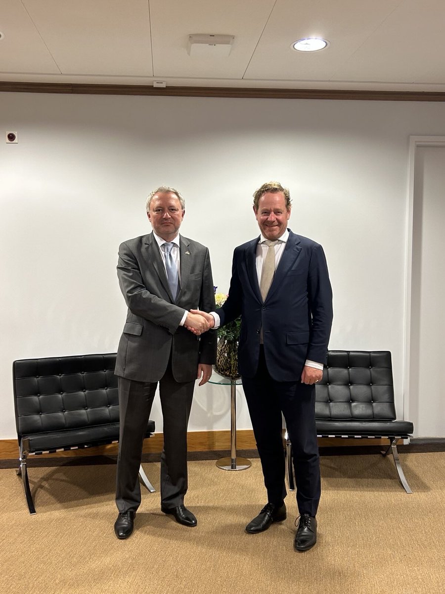 AndriyKostinUa's tweet image. Had the pleasure of meeting Minister David van Weel @ministerjenv today.
The Netherlands plays a key role in ensuring accountability and providing steadfast support for Ukraine — both politically and practically. The Ministry of Justice and Security’s involvement is especially…
