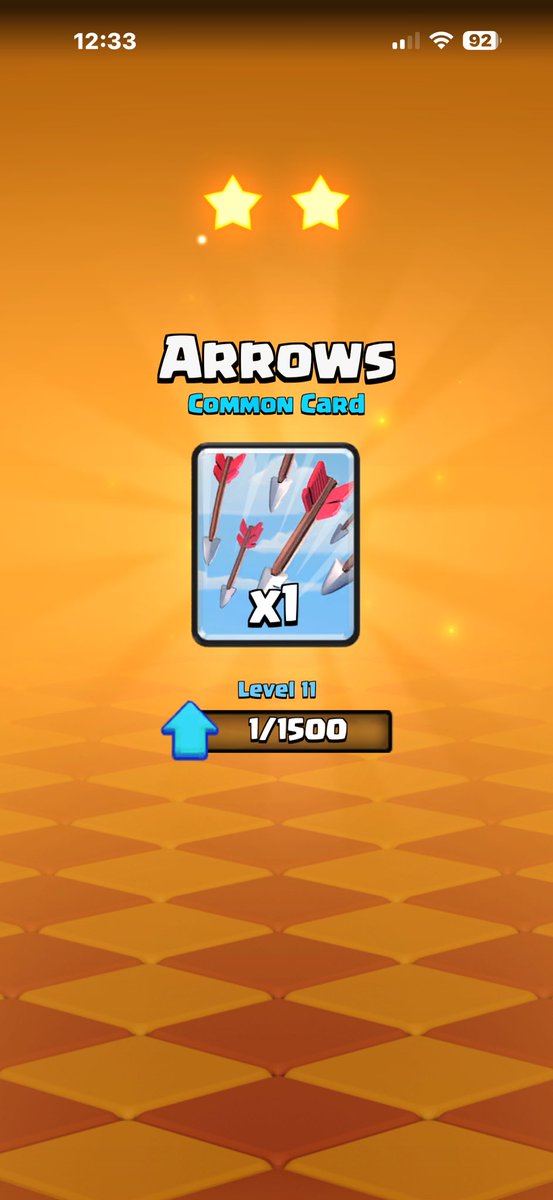 ChunkyDunkOG's tweet photo. @ClashRoyale what do you mean?!? Out of a 2 star lucky box, 1 arrows?? #scammed https://t.co/N8ECck5yl4