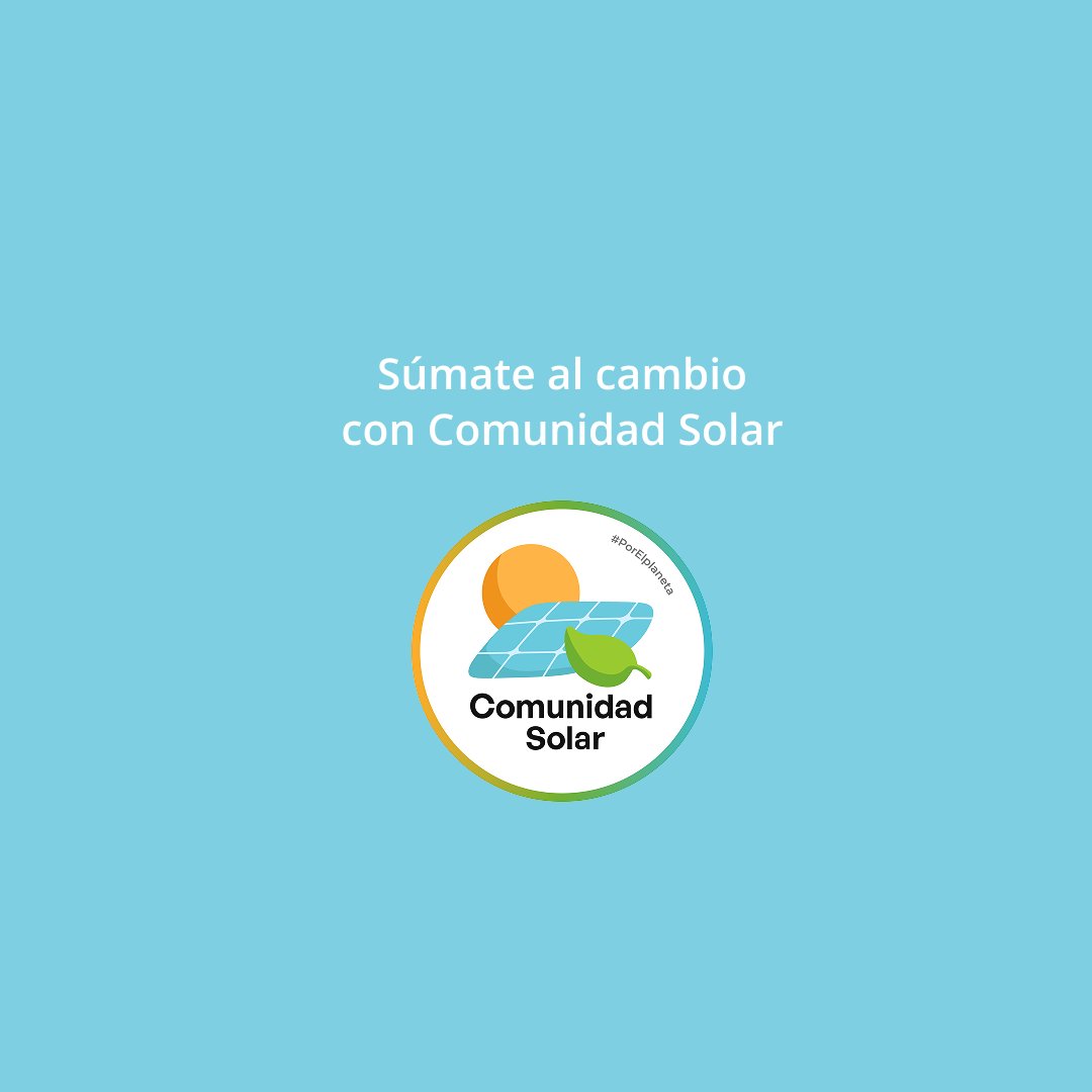 Comunidad Solar (@comunidadsolar_) on Twitter photo Cada día, el #sol genera una enorme cantidad de #energía… y está en nuestra mano aprovecharla y sacarle el máximo partido ☀️
Con la #energíasolar, tu hogar gana autonomía, eficiencia y sostenibilidad.
Súmate al cambio y disfruta de lo que ya es tuyo 💚 Cada día, el #sol genera una enorme cantidad de #energía… y está en nuestra mano aprovecharla y sacarle el máximo partido ☀️
Con la #energíasolar, tu hogar gana autonomía, eficiencia y sostenibilidad.
Súmate al cambio y disfruta de lo que ya es tuyo 💚