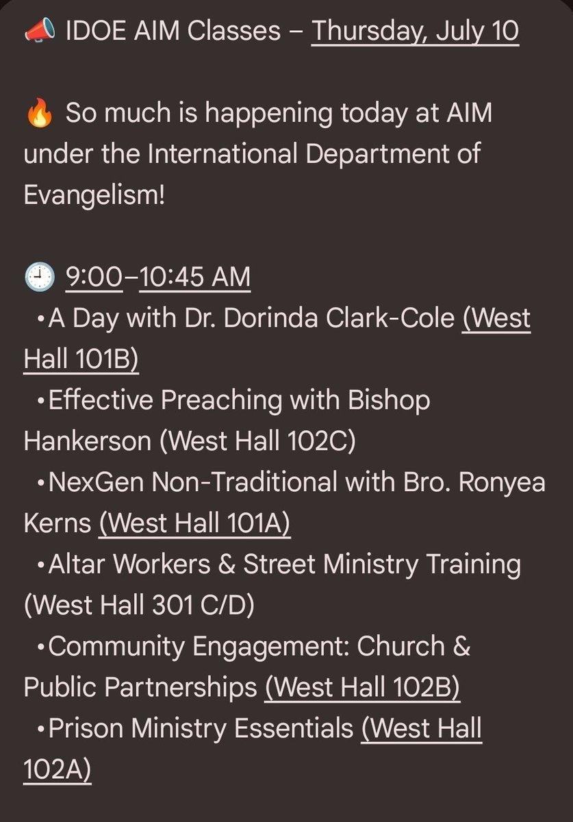 COGIC IDOE tweet media