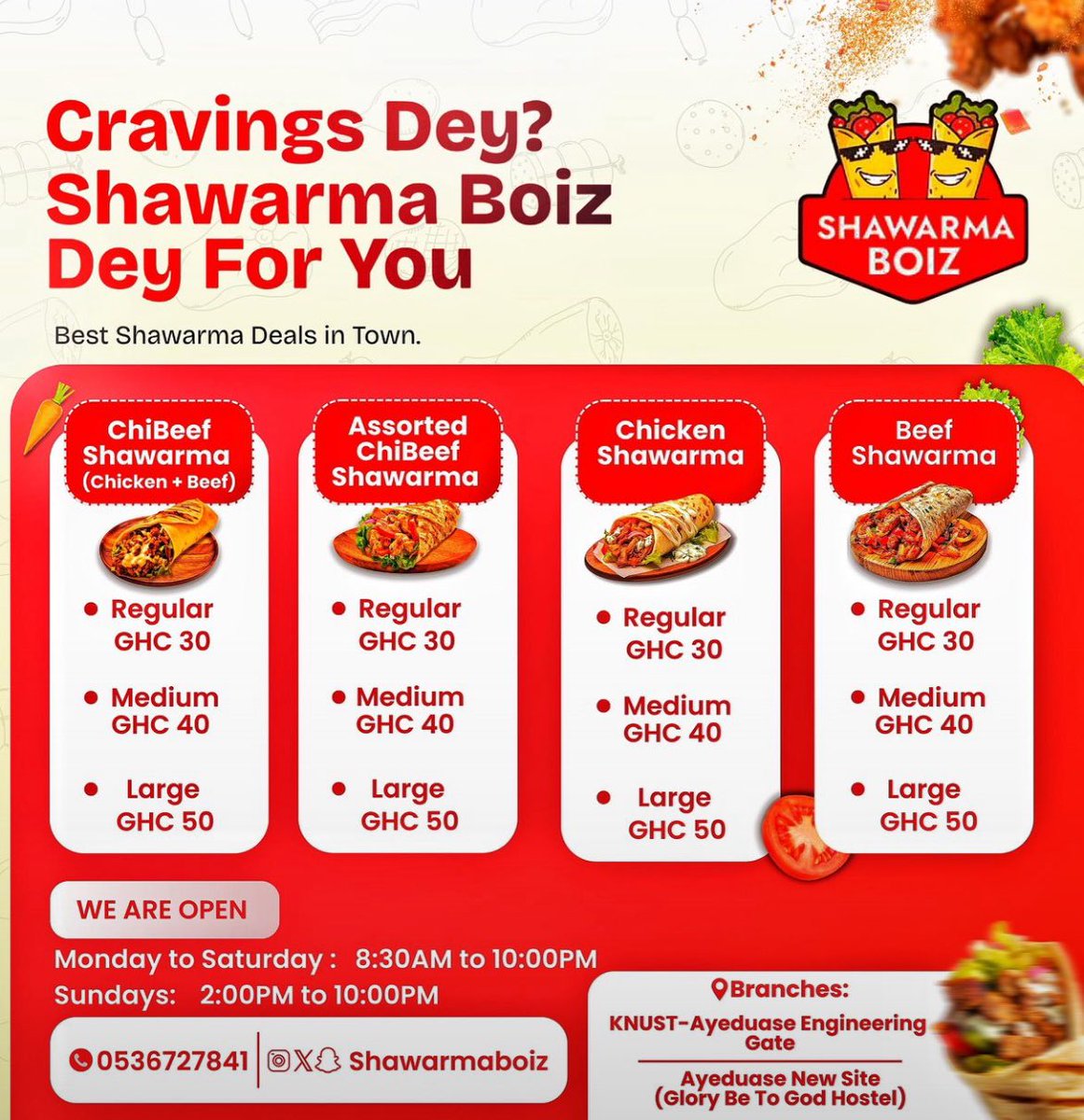 Giveaway time. My and  <a href="/shawarmaboiz/">Shawarma Boiz</a> are giving away shawarma to three people. Picking at random. Cheers 🥂😁❤️