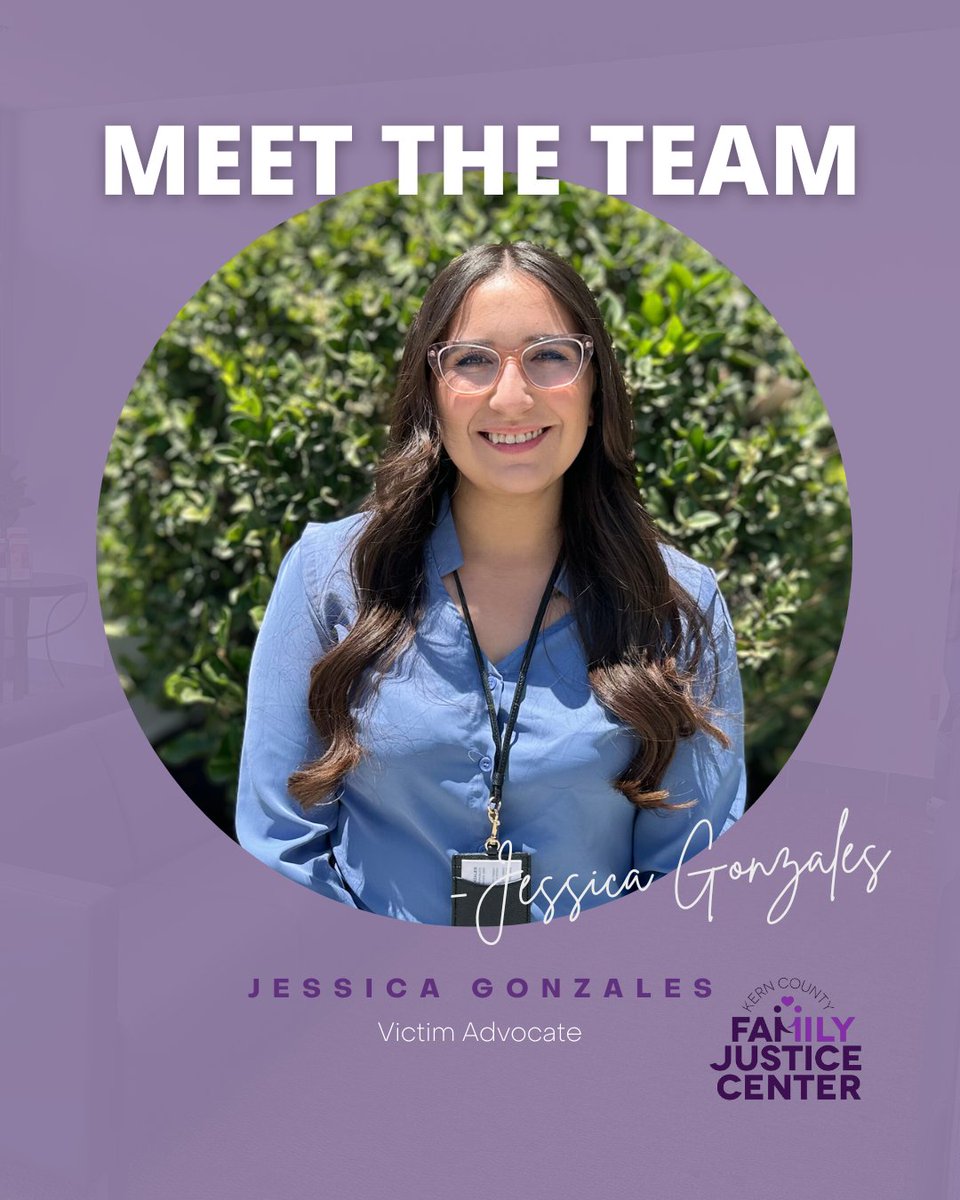 Meet Jessica, a Victim Advocate dedicated toward assisting those who have experienced interpersonal violence. Each day, Jessica is able to utilize her passion for helping crime victims and her background in education to assist those in vulnerable situations. 💜