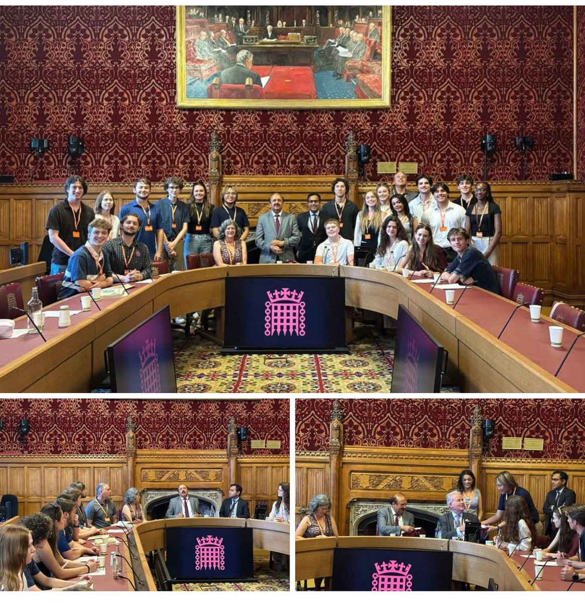 Thank you Lord Qurban Hussain on speaking to Oklahoma University students about your work in the House of Lords, and the work of the House of Lords.