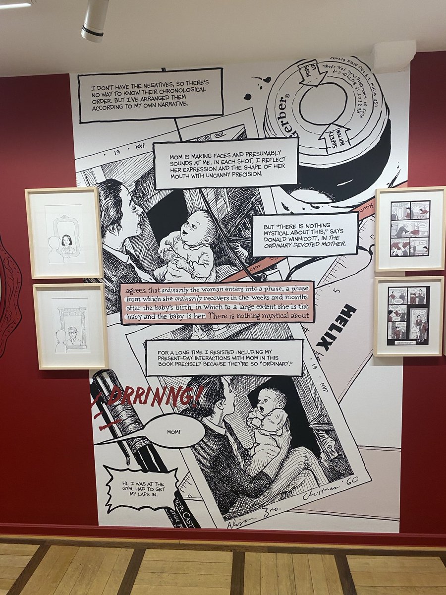 jsandler1978's tweet image. At the time incredible Alison Bechdel exhibition “the essential” in Basel. Will blog about it soon!
