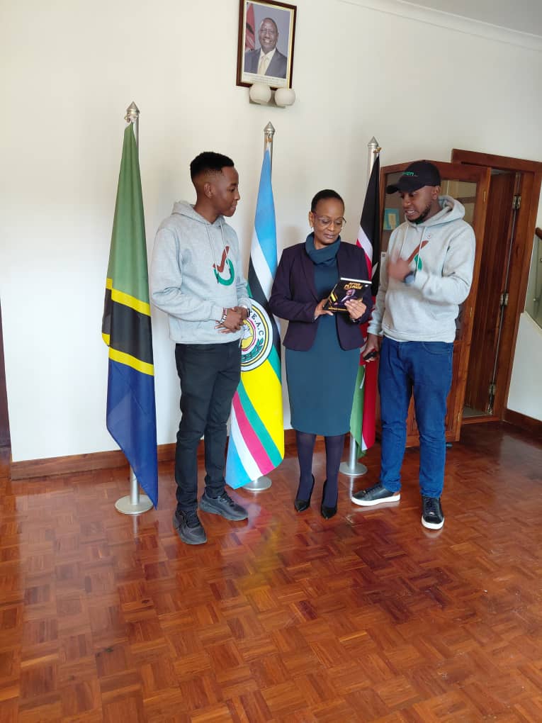 On 8th July, a delegation from Optiven Limited paid a courtesy call on the Consulate. The discussions centred on ways of collaborating in future events on diaspora engagement.
