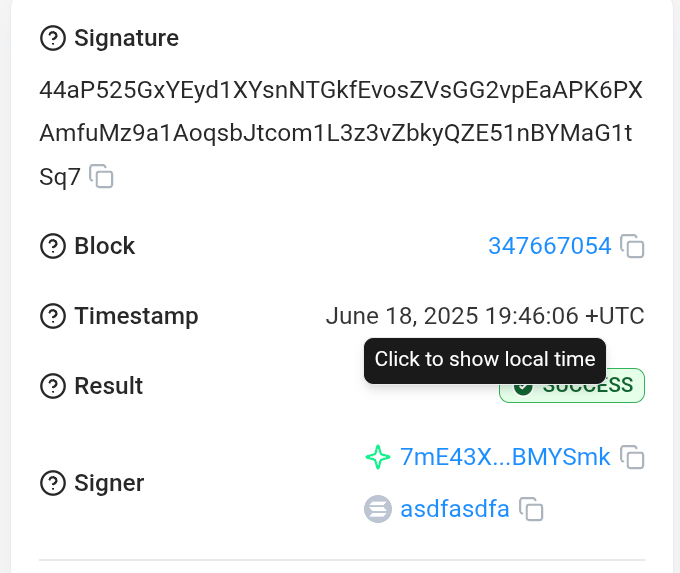 Asdfasdfa deployed exactly an hour after Alon said soon everyone would understand Creator Capital Markets. And then the next day the $PUMP contracts were deployed. $ASDF