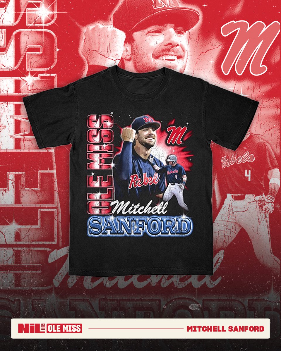 Rebels 🦈 
Mitchell Sanford’s Exclusive Design Is Here!
nil.store/ole-miss/sport…