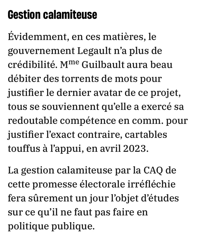GaCoulombe's tweet image. La liste des décisions néfastes prises par le gouvernement caquiste sont légions. Pourtant, de toutes les politiques publiques incohérentes instaurées par ce gouvernement, le projet de #3elien tel que prôné par la #CAQ est assurément le plus scandaleux, pour la simple et mauvaise…