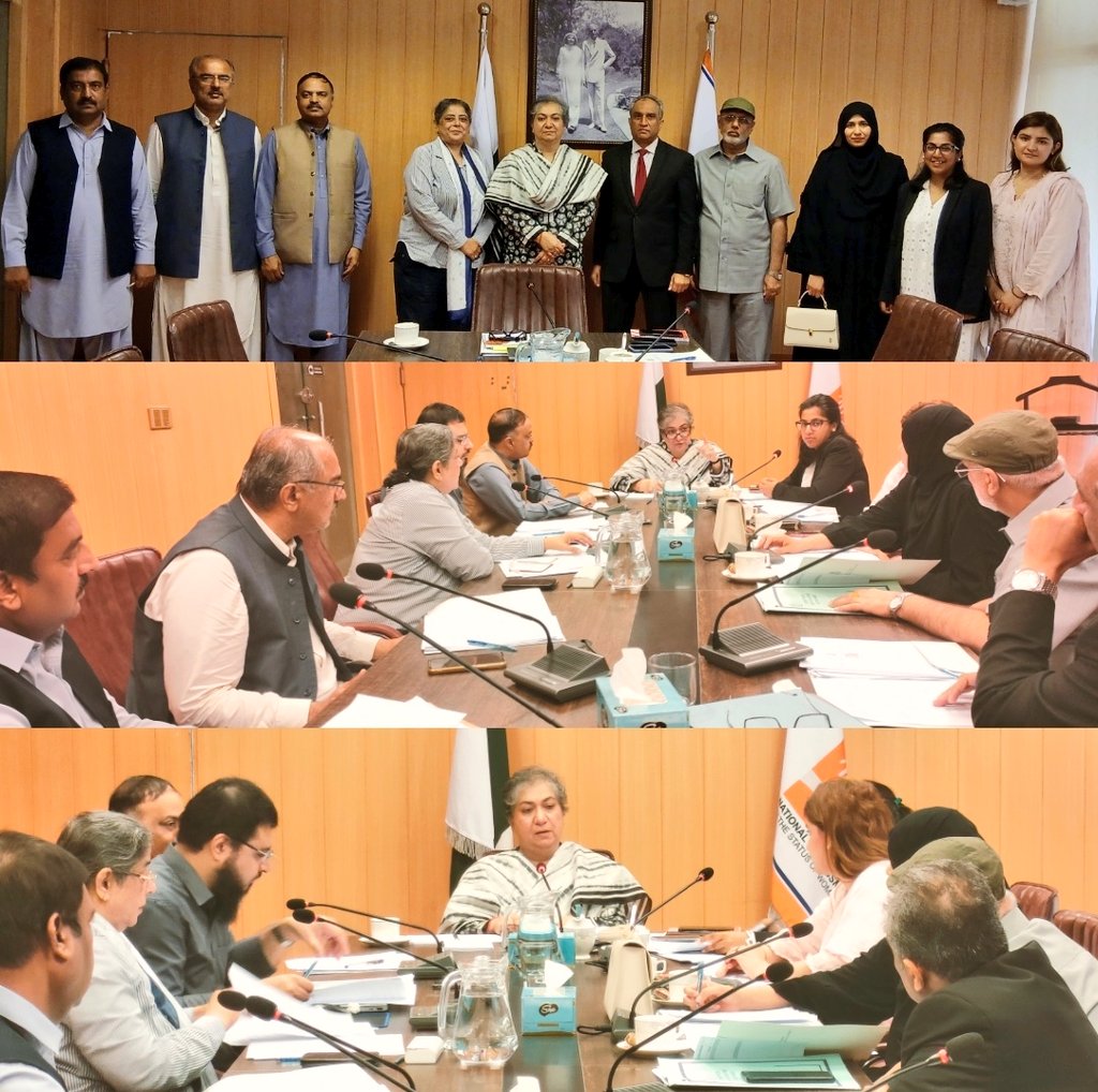 NCSW holds a consultative session to review key family laws in 🇵🇰! Chairperson Ume Laila Azhar leads a review of the Dowry &amp; Bridal Gifts Act (1976), West Pakistan Family Courts Act (1964), and Dissolution of Muslim Marriages Act (1939) – paving the way for rights-based reforms.