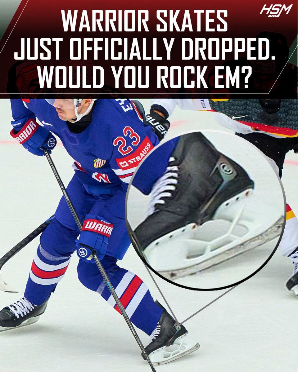 HockeyStickMan's tweet image. The Alpha Pro skate by @WarriorHockey is official!
How quickly do you think NHL players will hop into these? Would you wear em?
#Warrior #Skate #StickMan