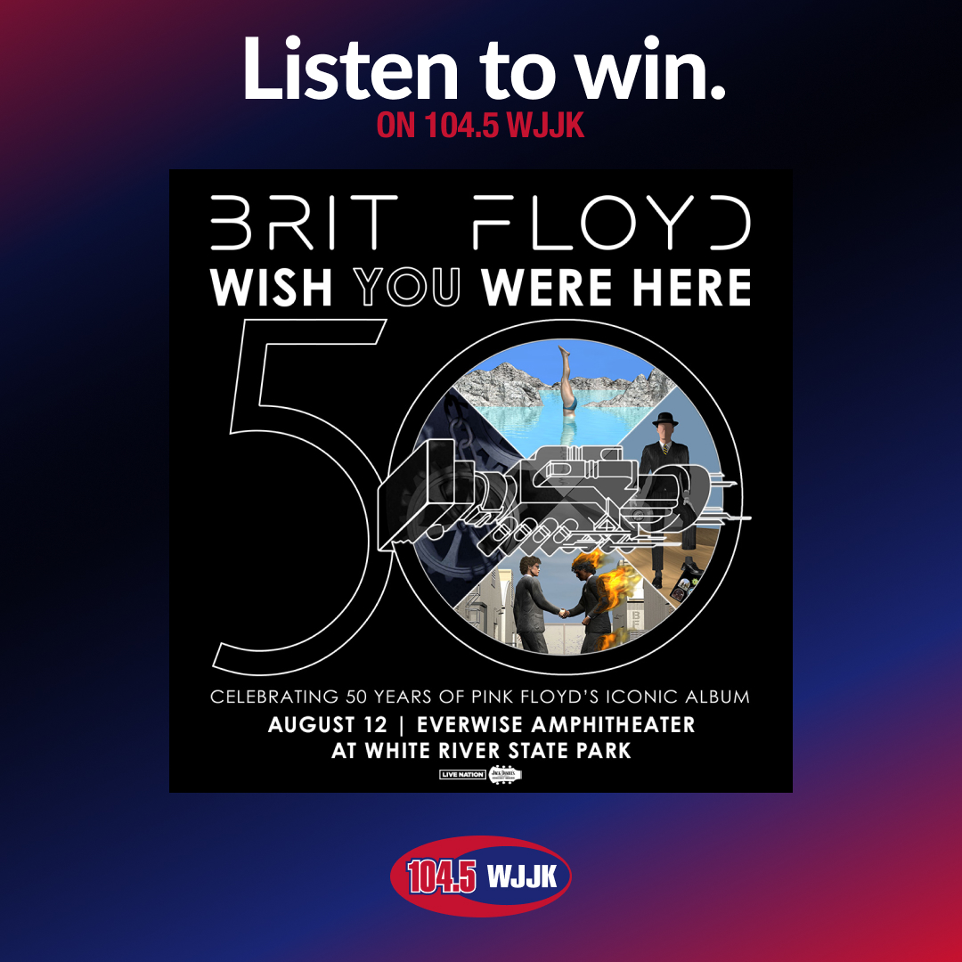 Our next round of Four Ticket Friday continues tomorrow as you can win a 4-pack of tickets to see Brit Floyd at Everwise Amphitheater on August 12th! Listen at 8:10a, 12:25p, and 5:10p for your chance to win!

🎟️: bit.ly/4nHT09U