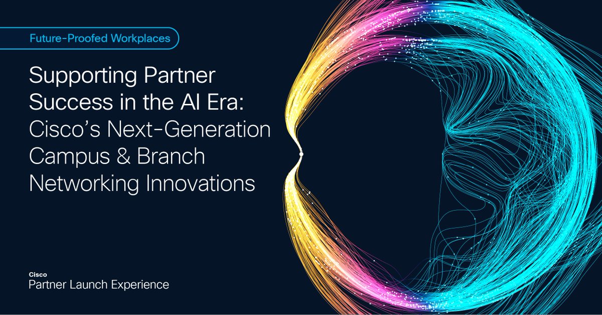 Introducing the new network architecture delivering unmatched operational simplicity. ✨

Learn all about it in #CiscoLaunchExperience: cs.co/60134akSz