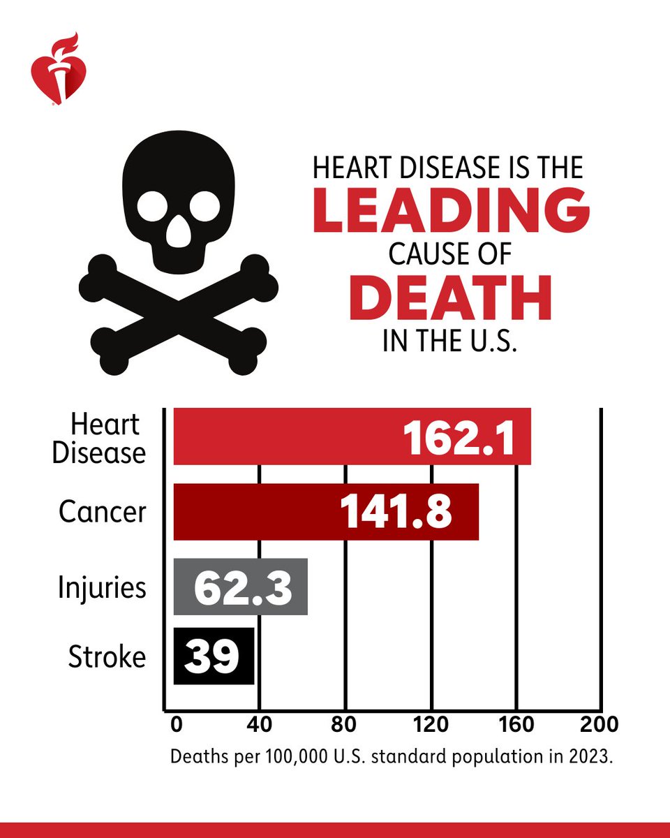 AmHeartOhio's tweet image. Heart disease takes more lives in the U.S. than all cancers and accidents combined. 💔 Join the fight with the American Heart Association—your support fuels lifesaving research and programs. Be a heart health hero. Donate now: spr.ly/6008N4ma0
#HeartHealth #EndHeartDisease