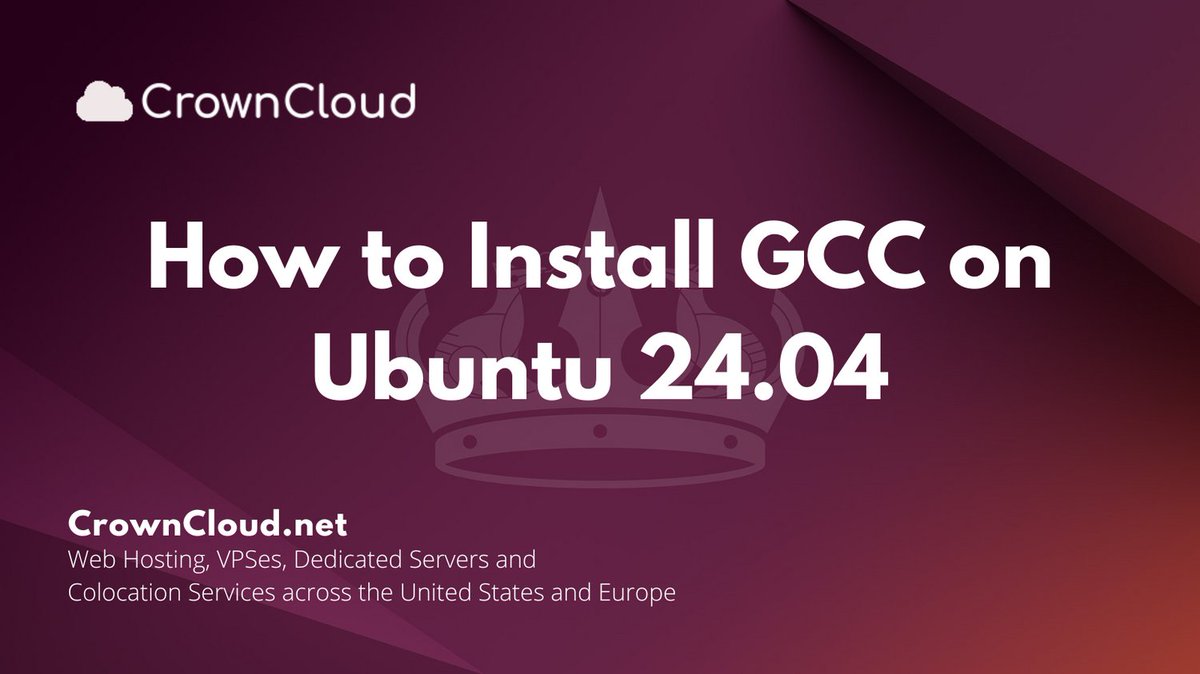crownclouds's tweet image. Ready to compile from source?
Install GCC (GNU Compiler Collection) on Ubuntu 24.04 - essential for building C/C++ programs and development tools.
wiki.crowncloud.net/?How_to_Instal…
#GCC #Ubuntu2404 #LinuxDev #Compiler #OpenSource #CProgramming #SysAdmin #TechGuide