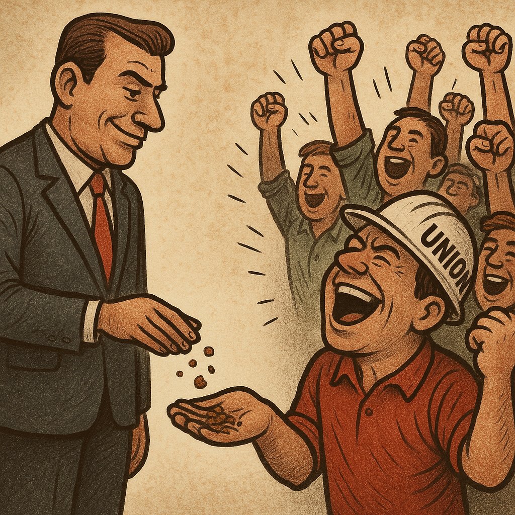 Las conquistas sindicales al interior de las empresas que prestan los servicios a la <a href="/UNPColombia/">Unidad Nacional de Protección, UNP.</a> ya se redujeron a celebrar migajas