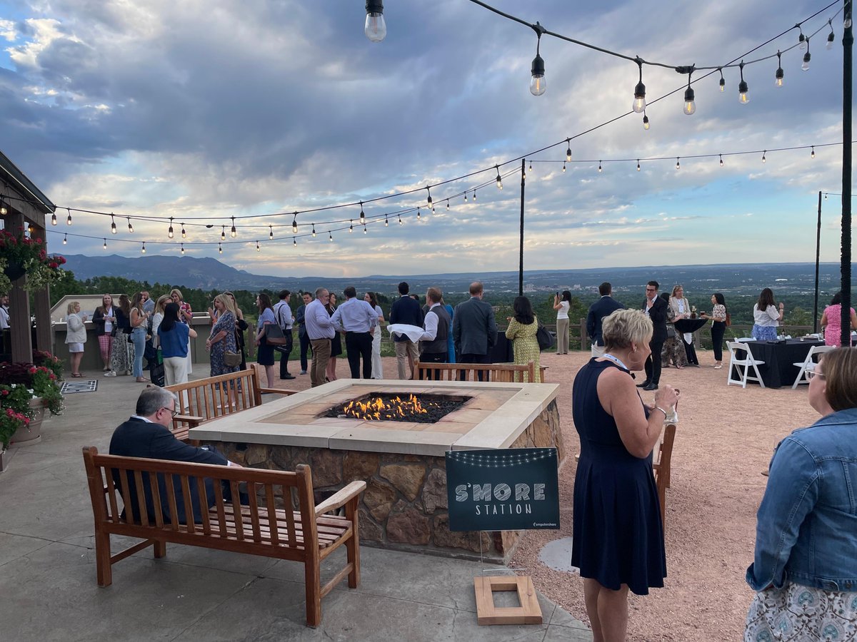 Computershare's tweet image. We had a fantastic evening at the Computershare Networking Reception during the Society for Corporate Governance's National Conference last night. Surrounded by mountain views and live music, it was the perfect way to connect. Thank you to everyone who came out and made it a…