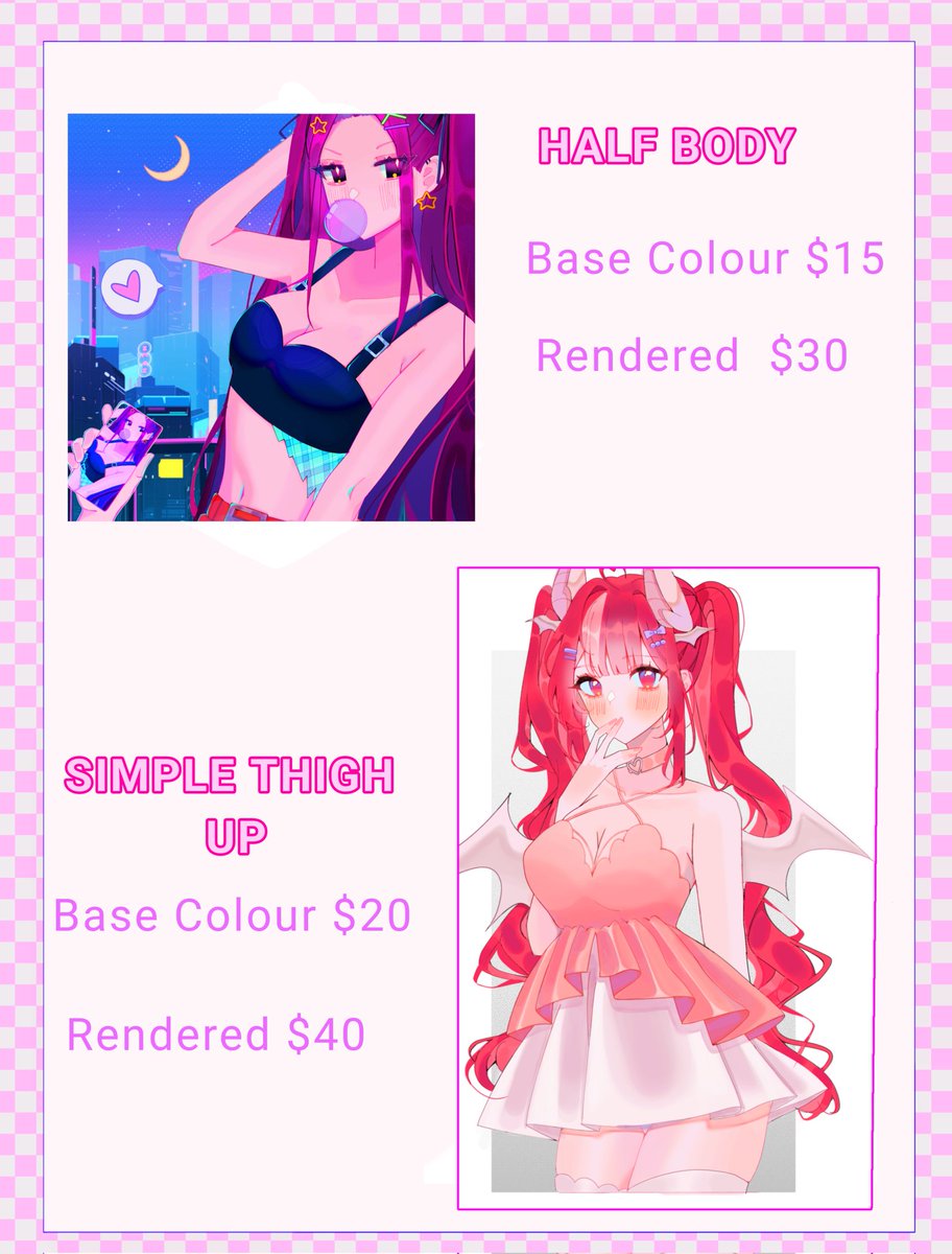 MYSTIX_DRAWZ's tweet image. Commission Prices ✨🌸