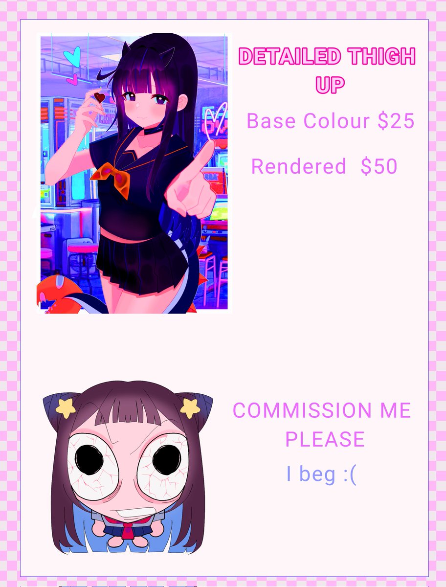 MYSTIX_DRAWZ's tweet image. Commission Prices ✨🌸