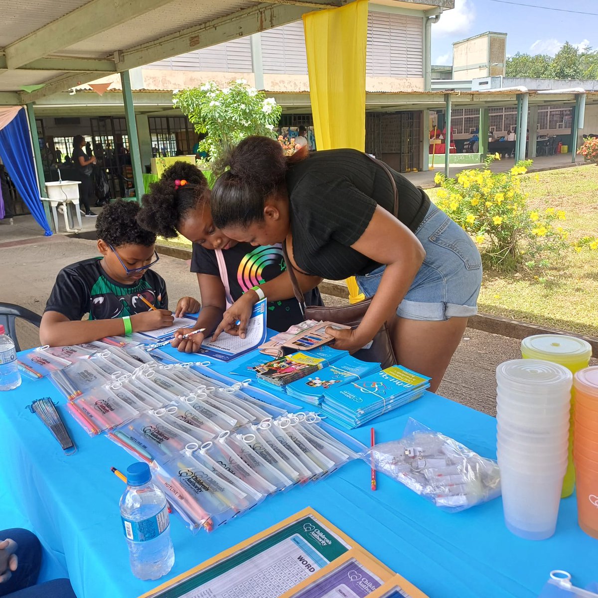 #tbt
Last Saturday our team visited the Carapichaima East Secondary School for their Family Fun Day. Here are a few photos from this event.