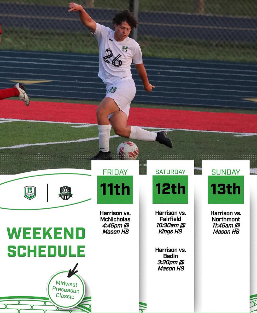 Midwest Preseason Classic in Mason, OH this weekend!